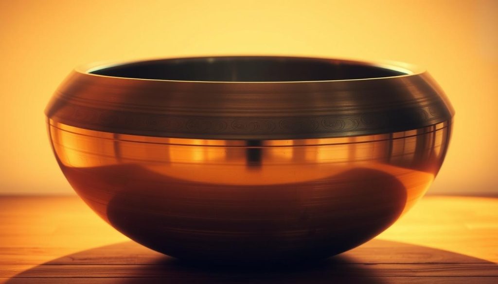A melodic handpan resting on a wooden surface, bathed in warm, diffused lighting that highlights the intricate grooves and metallic sheen of the instrument. The handpan is the focal point, positioned in the center of the frame, with a clean and minimalist background that allows the beauty of the instrument to shine. The angle is slightly elevated, creating a sense of reverence and highlighting the handpan's unique shape and design. The overall mood is one of tranquility, inviting the viewer to appreciate the soothing and meditative qualities of the handpan and the music it can produce. A melodic handpan resting on a wooden surface, bathed in warm, diffused lighting that highlights the intricate grooves and metallic sheen of the instrument. The handpan is the focal point, positioned in the center of the frame, with a clean and minimalist background that allows the beauty of the instrument to shine. The angle is slightly elevated, creating a sense of reverence and highlighting the handpan's unique shape and design. The overall mood is one of tranquility, inviting the viewer to appreciate the soothing and meditative qualities of the handpan and the music it can produce.